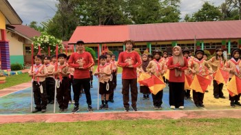 Kegiatan Ekstrakulikuler Pramuka SDN 313 Kaliba.. Jumat 3 Mei 2024 